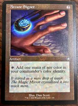 MTG - Arcane Signet 132 - Retro Frame - Non-Holo Artifact - BRC - Near Mint - Image 1