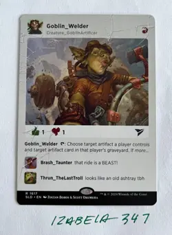 MTG Goblin Welder - NON-FOIL - Secret Lair Drop #1617 NM/M Unplayed - Image 1