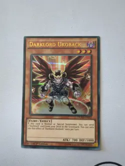 Darklord Ukoback DUSA-EN022 Yu-Gi-Oh! Card Ultra Rare 1st Edition - Image 1
