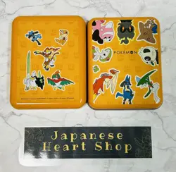 AR Popular Cards 22 Lot Set With Tin Box Pokemon Cards Japanese Lapras Raboot - Image 3