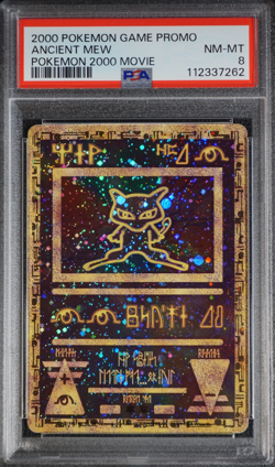 2000 Pokemon Ancient Mew PSA 8 NM-MT Pokemon Movie Game Promo Double Holo Card - Image 3