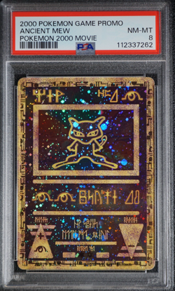 2000 Pokemon Ancient Mew PSA 8 NM-MT Pokemon Movie Game Promo Double Holo Card - Image 5