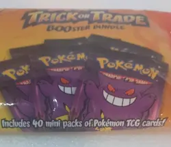 Pokemon TCG Trick Or Trade BOOster Bundle 40 Mini Packs 120 Cards New Package - Image 4