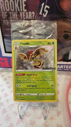 2020 Flapple 022/192 Sealed GAMESTOP Promo Pokemon Card - Image 1