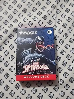 Magic The Gathering X Spiderman SDCC25 Exclusive Welcome Deck Venom/Black Deck - Image 1