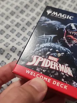 Magic The Gathering X Spiderman SDCC25 Exclusive Welcome Deck Venom/Black Deck - Image 2