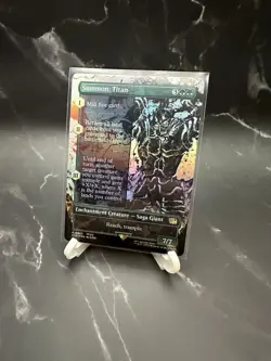 Summon: Titan (Borderless) Final Fantasy Foil - Image 1