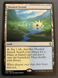 MTG Flooded Strand {Khans of Tarkir} - LP - Image 1