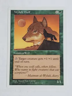 MTG Wyluli Wolf (5th Edition/Green/R) - BGM - Image 1