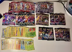 Pokemon Lot of 40 OPEN Booster Packs +80 Reverse Holo+30 Holo See Description - Image 1