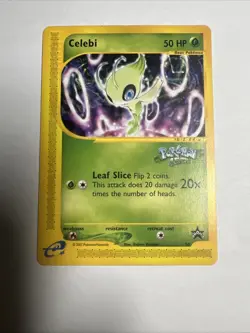 Pokemon TCG Celebi #50 Pokemon 4 Ever Wizards of The Coast Black Star Promos LP - Image 1