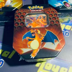 Pokemon TCG Hidden Fates Tin Set of 3 Charizard, Gyarados & Raichu 🌟 New Sealed - Image 2