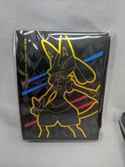 Lot Of (3) (65) Packs Pokemon Crown Zenith Lucario Standard Size Sleeves - Image 2