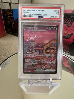 ✨ Pokemon TCG - Mew ex Promo #053 - 151 Ultra Premium Collection - PSA 7 ✨ - Image 1
