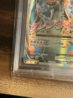 BGS Beckett Pokemon 2016 Evolutions #101 Mega Charizard Ex Full Art 9.5 Gem Mint - Image 4
