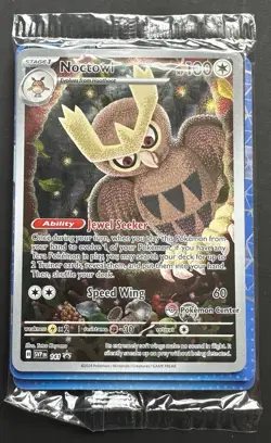 SEALED: Noctowl - 141 (Pokemon Center Exclusive) 141 Sv Promo Stellar Crown - Image 3