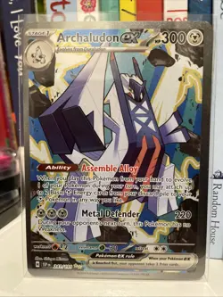 Archaludon ex 241/191 SIR SPECIAL ILLUSTRATION RARE HOLO Surging Sparks Pokemon - Image 1
