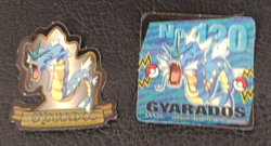 Gyarados Pokemon Battle Piece Collection Sticker Rare Japanese Vintage - Image 1