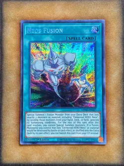 Yugioh Neos Fusion MP20-EN027 Secret Rare 1st Ed NM - Image 1