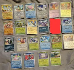 Pokemon Scarlet & Violet 21 Card Lot-All Cards Reverse Halos- All Cards Nm-M #9L - Image 1