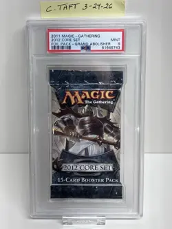 MTG Grand Abolisher - 2012 Core Set Foil Pack, PSA 9, English - Image 1