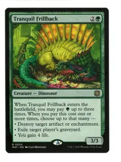 MTG Tranquil Frillback Foil March of the Machine The Aftermath Magic Gathering - Image 1