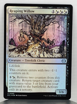 Foil - Reaping Willow - Lorwyn Eclipsed (ECL) - Image 1