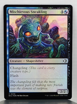Foil - Mischievous Sneakling - Lorwyn Eclipsed (ECL) - Image 1