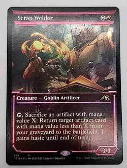 MTG Scrap Welder Kamigawa Neon Dynasty NEO 388 Foil Showcase Rare - Image 1