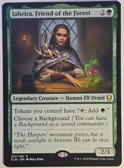 Magic The Gathering Jaheira, Friend of the Forest Commander Legends 2022 NM - Image 2