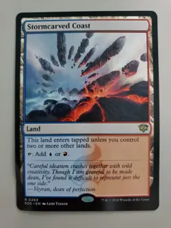 MTG Stormcarved Coast Secrets of Strixhaven Regular Rare - Image 1
