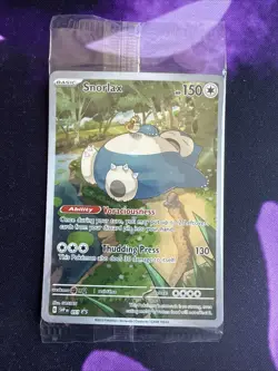 Snorlax SVP EN 051 Black Star Promo Scarlet & Violet Pokemon 151 Card - SEALED - Image 1