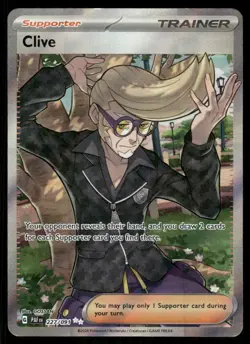 Pokemon Cards Clive 227/091 Paldean Fates Ultra Rare NM *4 - Image 1