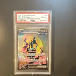 The Pokemon Company Iron Crown ex 206/162 Temporal Forces PSA 10 SIR Holo EN - Image 1