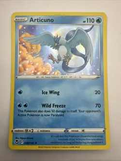 Pokemon Card Articuno Silver Tempest Holo Rare 036/195 Near Mint - Image 1
