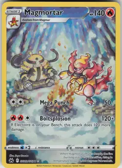 Magmortar GG03/GG70 Holo Crown Zenith Galarian Gallery Pokemon NM - Image 3