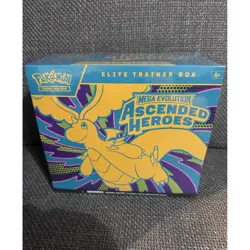 Pokemon TCG Elite Trainer Box Mega Evolution—Ascended Heroes English 6+ - Image 1