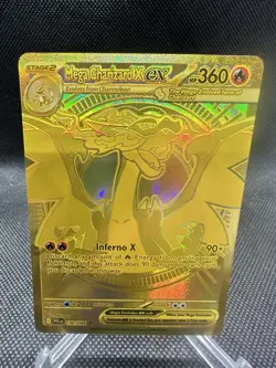 2025 Pokemon Phantasmal Flames Mega Charizard X ex Hyper Rare #130/094 NM - Image 1