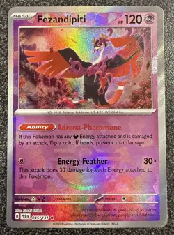 Pokemon Prismatic Evolutions - Fezandipiti Master Ball 045/131 - NM - Image 1