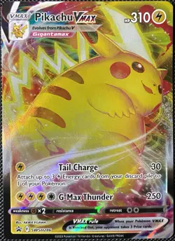Pikachu VMAX SWSH286 SWSH: Sword & Shield Promo Cards Holo Pokemon Card - Image 1