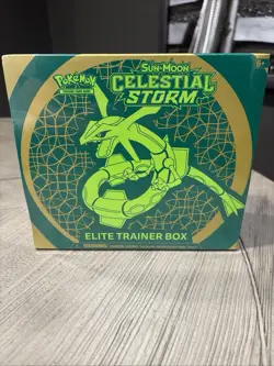 Pokemon TCG Sun & Moon Celestial Storm Elite Trainer Box SEALED NEW ETB - Image 1