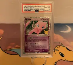 2021 Pokemon Celebrations Mew ex Classic Collection Holo #88/92 PSA 10 - Image 1