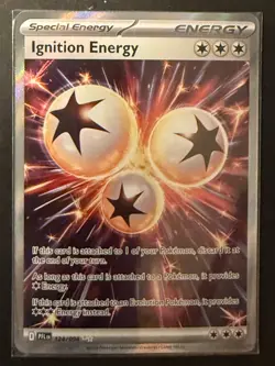 Ignition Energy 124/094 Phantasmal Flames Ultra Rare Pokemon TCG NM/M - Image 1