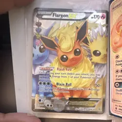 Pokemon Company Flareon EX Full Art Holo Ultra Rare RC28/RC32 English 2016 - Image 2