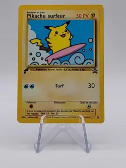 Surfing Pikachu 28/53 Wotc Promo Regular Vintage Pokemon - Image 1