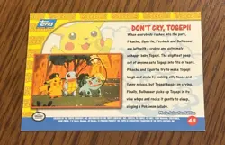 Don't Cry, Togepi! - Topps Movie - Pokemon TCG - 1999 - Image 2