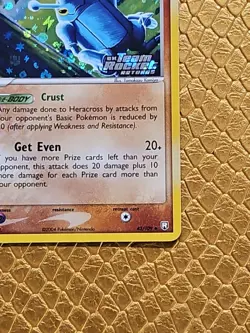 Pokemon TCG Heracross 43/109 Reverse Holo Team Rocket Returns 2004 Near Mint - Image 4