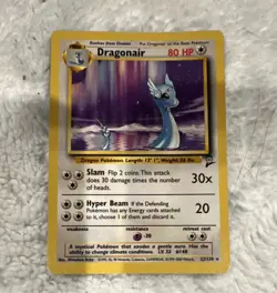 Pokemon Dragonair 80 HP Base Set 018/102 Rare Stage 1 Regular - Image 1