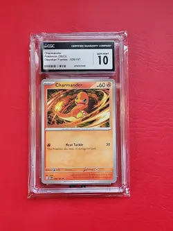 Pokemon Charmander #026/197 OBF CGC 10 Charizard ex Premium Collection GEM MINT - Image 1