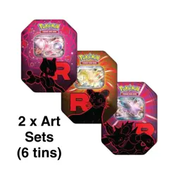 Pokemon TCG Destined Rivals Premium Tin 2 x Art Sets (6 Tins) FREE DELIVERY 🚚💨 - Image 1